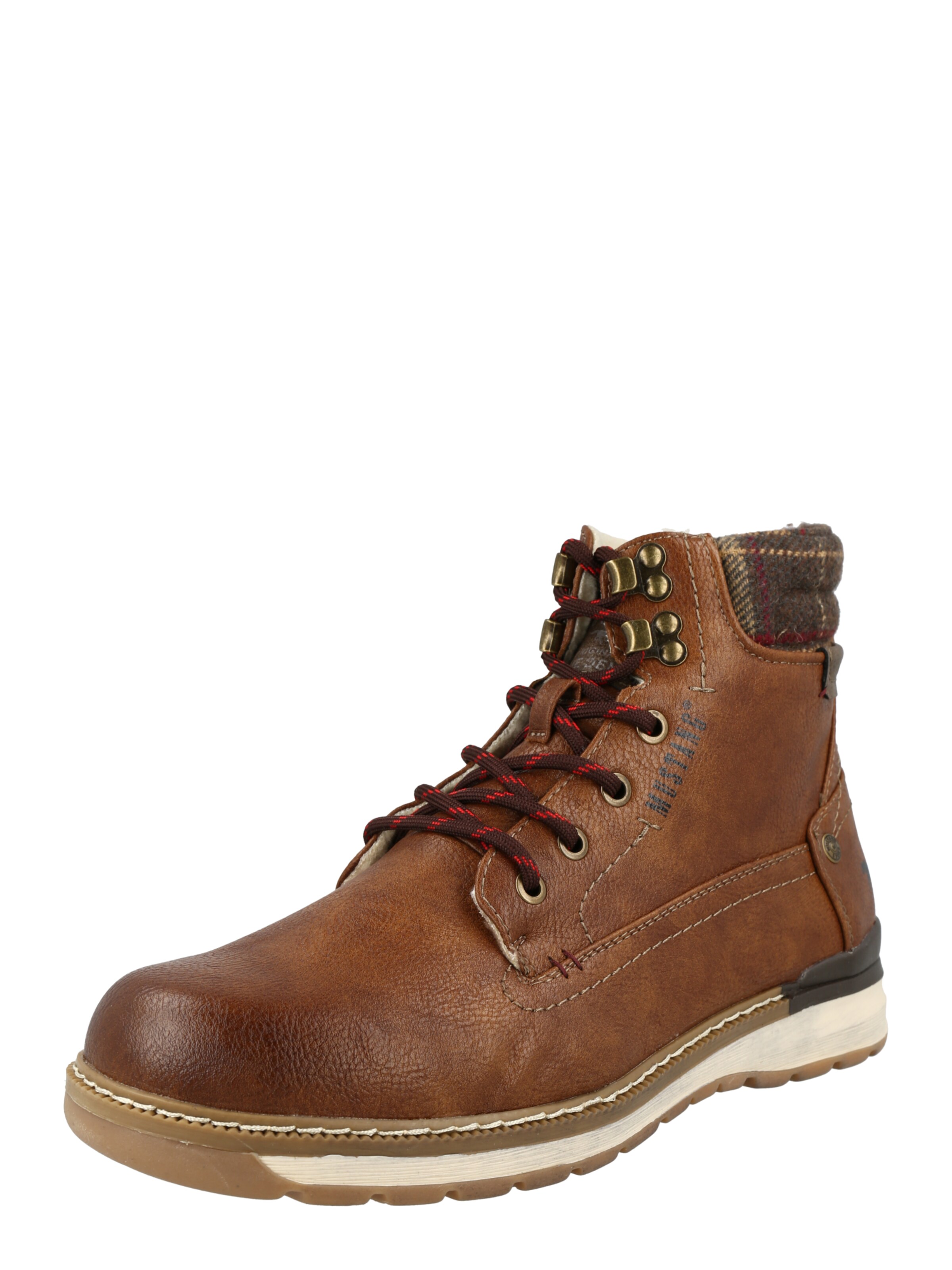MUSTANG Schnürboots in Braun: Vorderseite