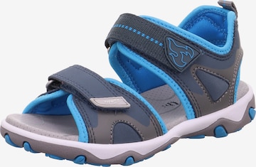 SUPERFIT Offene Schuhe 'MIKE 3.0' in Blau: predná strana