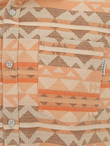 Iriedaily Regular fit Button Up Shirt 'Vintachi' in Orange