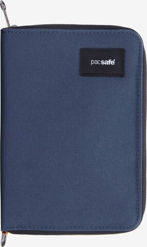 Pacsafe Wallet in Blue: front