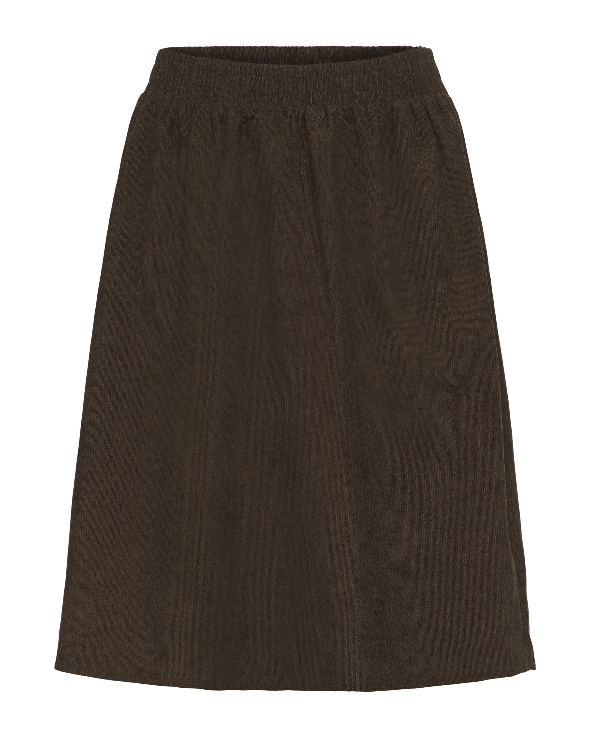 KAFFE CURVE Skirt in Brown: front