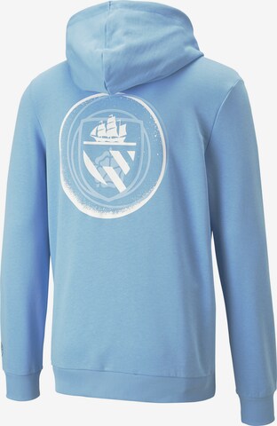 PUMA Sportsweatshirt 'Manchester City' in Blau