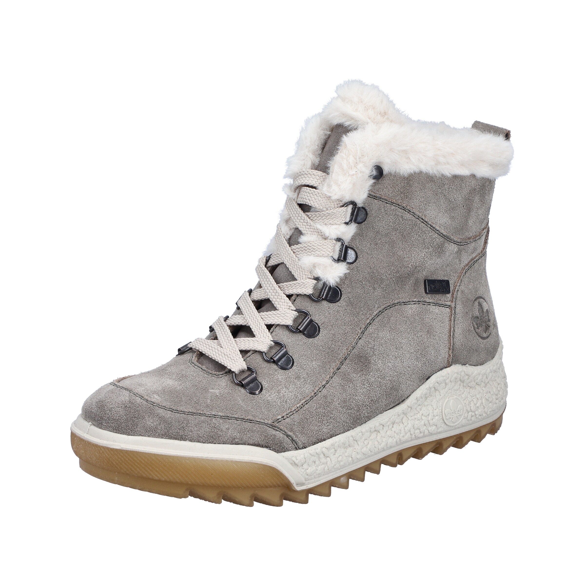 Rieker Schnürstiefelette in Grau: Vorderseite