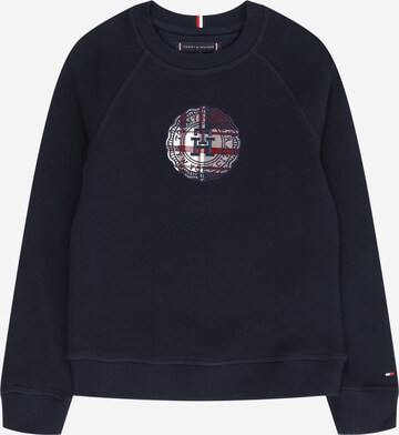 TOMMY HILFIGER Sweatshirt in Blauw: voorkant