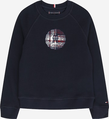 TOMMY HILFIGER Sweatshirt i blå: framsida