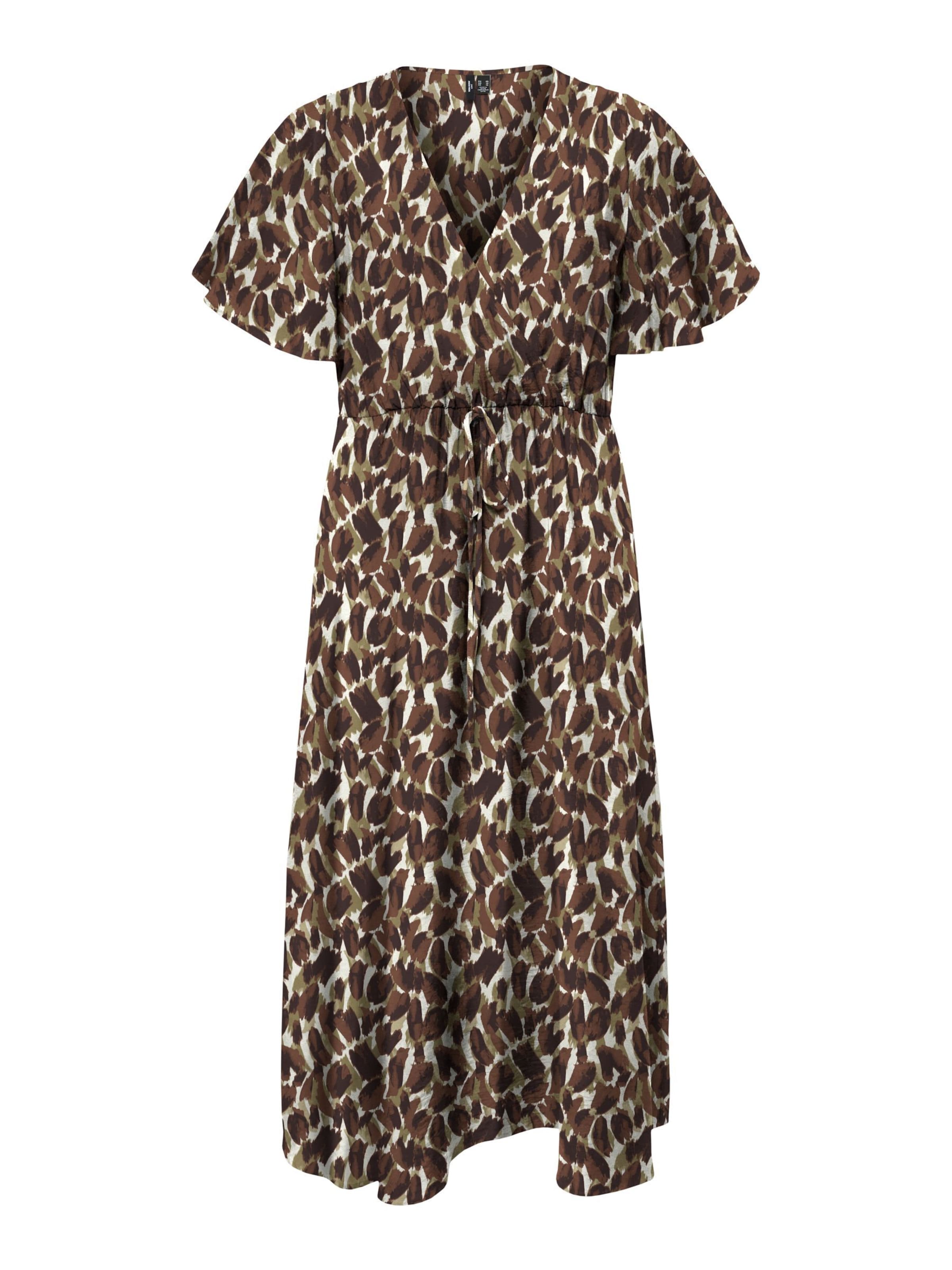 Robe 'VMCMea' Vero Moda Curve en gris : devant