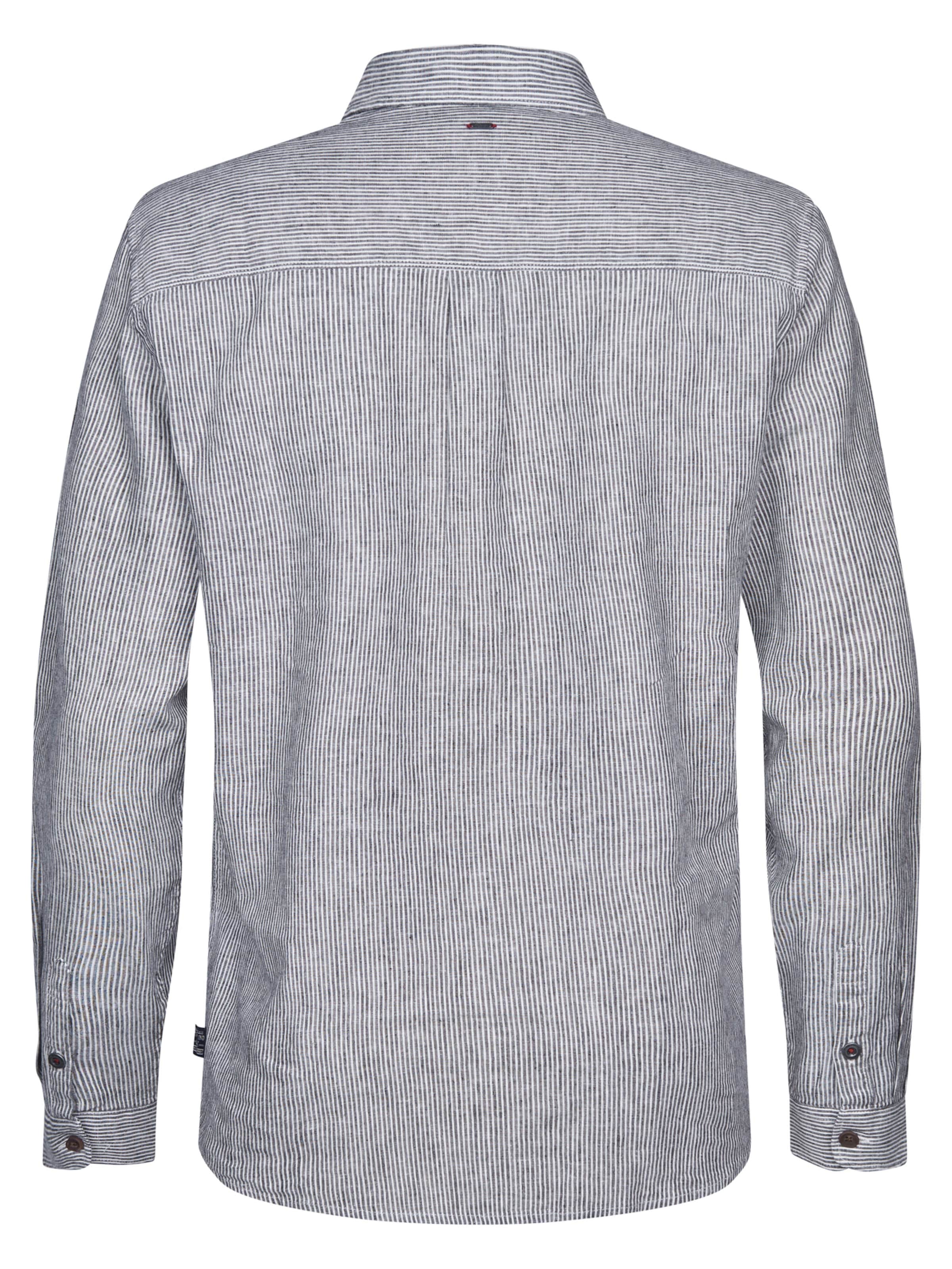 Petrol Industries Regular Fit Hemd 'Eclipse' in Blau