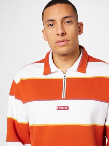 LEVI'S ® Sweatshirt 'Relaxed Babytab 1/4 Zip' in Orange