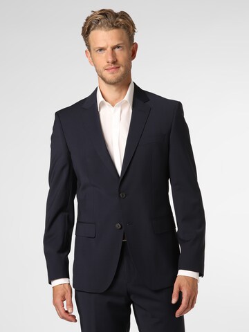 BOSS Slim fit Business-colbert in Blauw: voorkant