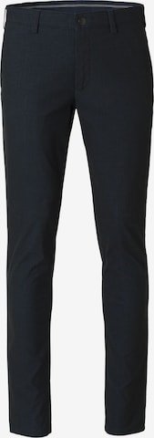 MEYER Chino trousers 'Lupus' in Blue: front