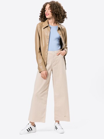 FIVEUNITS Wide leg Jeans 'Abby' in Beige