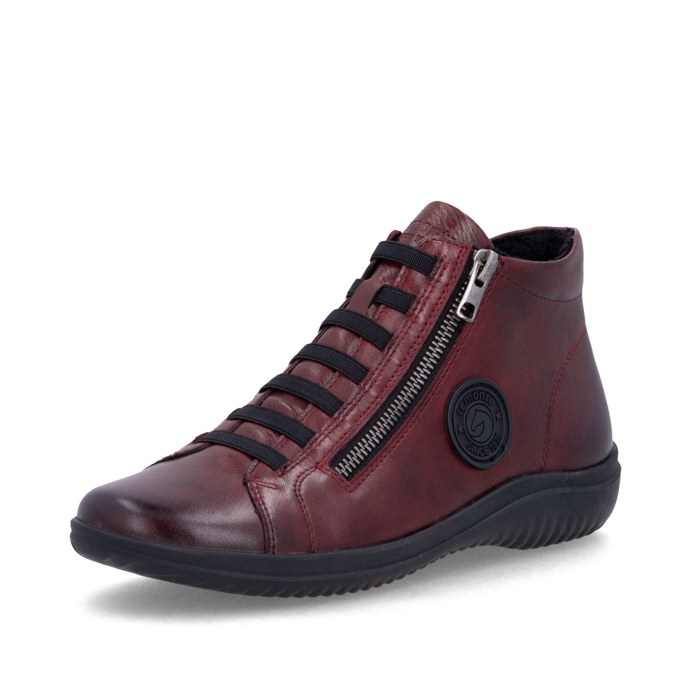 Bottines REMONTE en rouge : devant