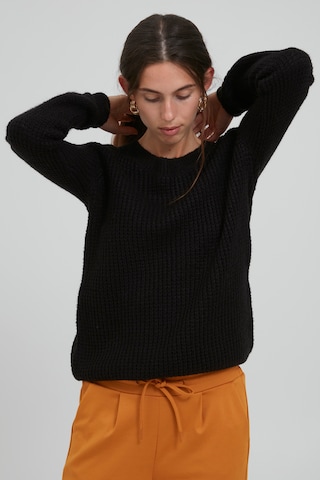 ICHI Sweater 'ODANSA' in Black: front