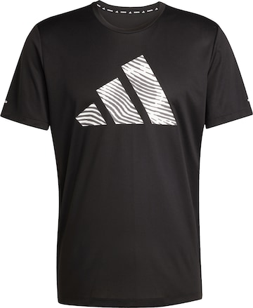 ADIDAS PERFORMANCE Toiminnallinen paita 'Adi365' värissä musta: etupuoli