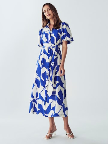 Willa Shirt Dress 'Ariane' in Blue: front