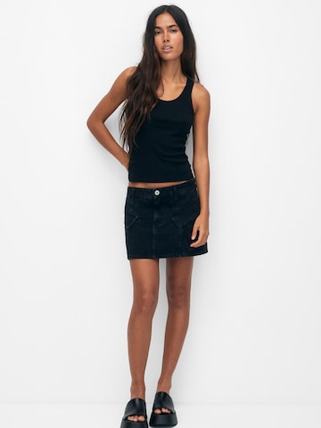 Pull&Bear Rok in Zwart