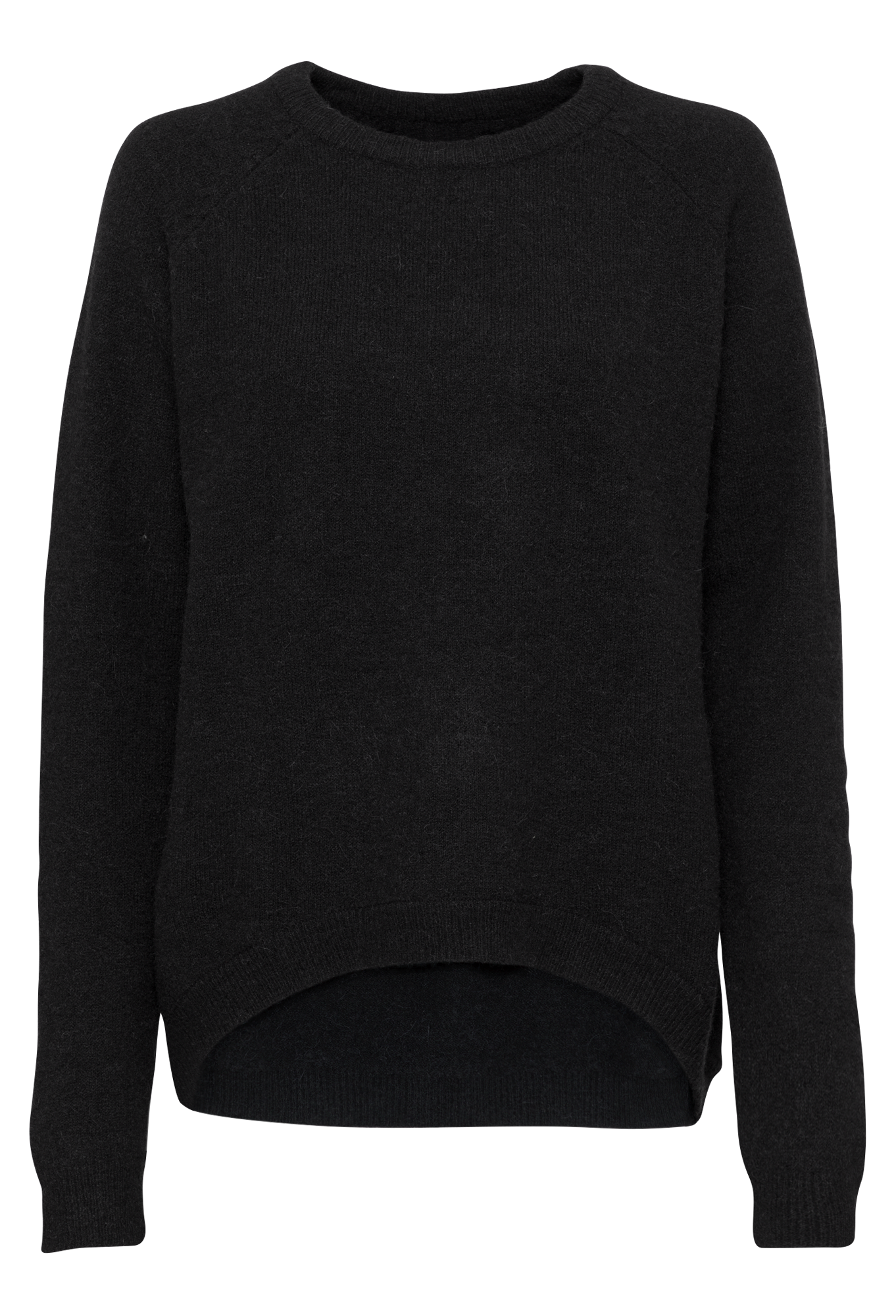 Donna Taglie comode minimum Pullover Kita 0136a in Nero Donna Taglie comode minimum Pullover Kita 0136a in Nero