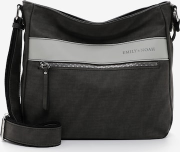 Borsa a spalla ' E&N Bonnie ' di Emily & Noah in grigio: frontale