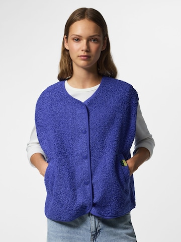 Gilet 'KATTY' di PIECES in blu: frontale