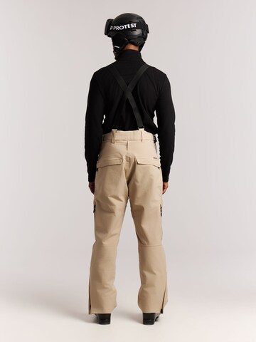 PROTEST Regular Workout Pants 'PRTMIKADO' in Brown