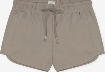 Pantalon de pyjama ' Mix & Relax ' SCHIESSER en beige : devant