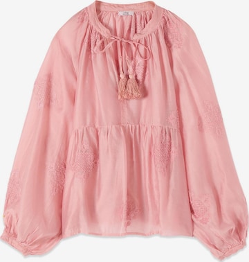 oltre Blouse in Roze: voorkant