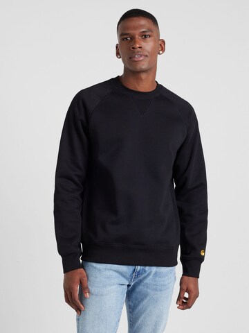 Carhartt WIP Sweatshirt 'Chase' in Schwarz: Vorderseite