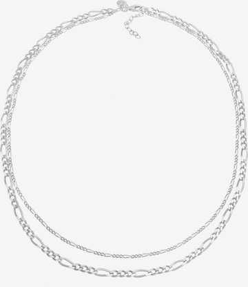 ELLI PREMIUM Halsband 'Figaro' i silver: framsida