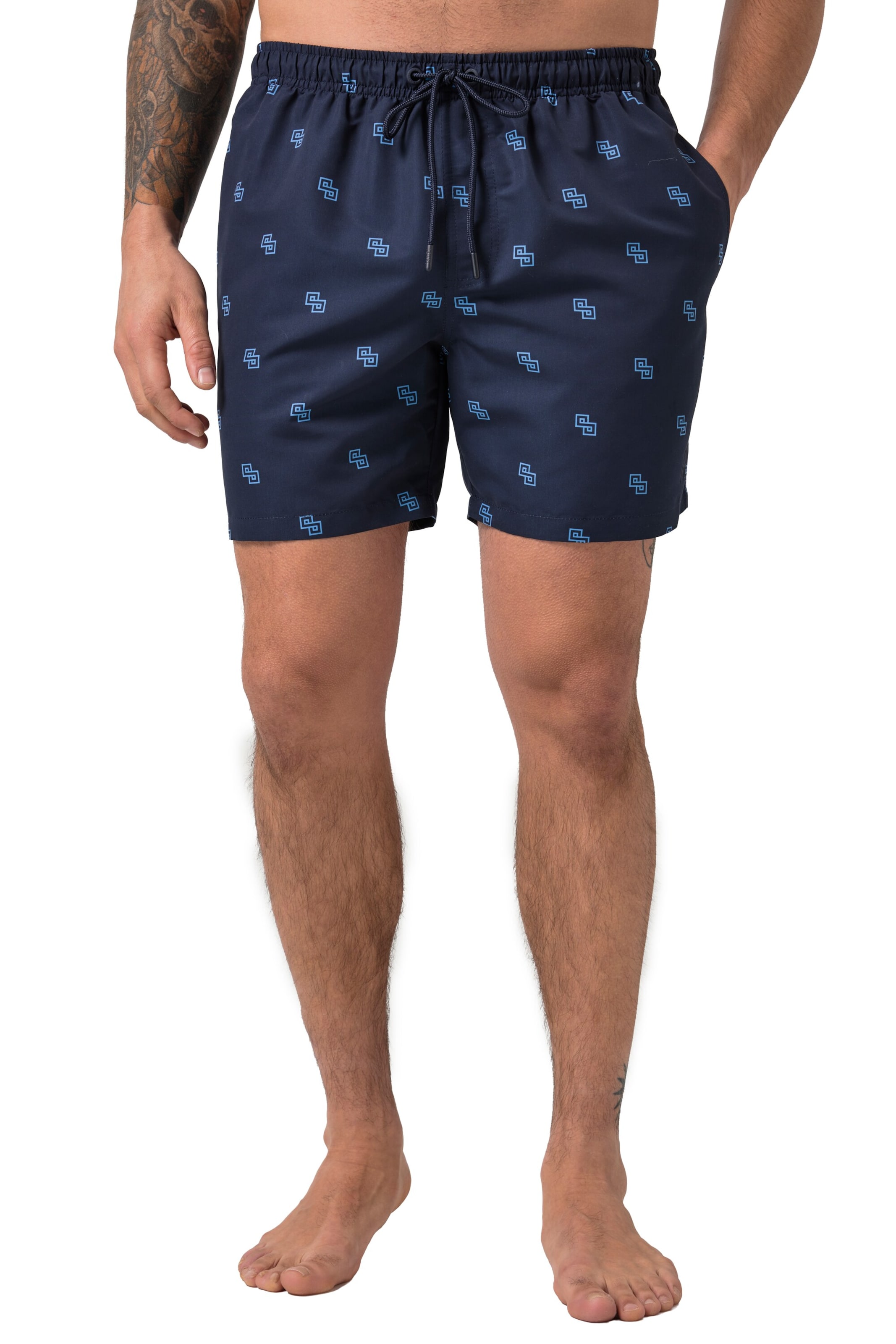 JAY-PI Zwemshorts in Blauw: voorkant