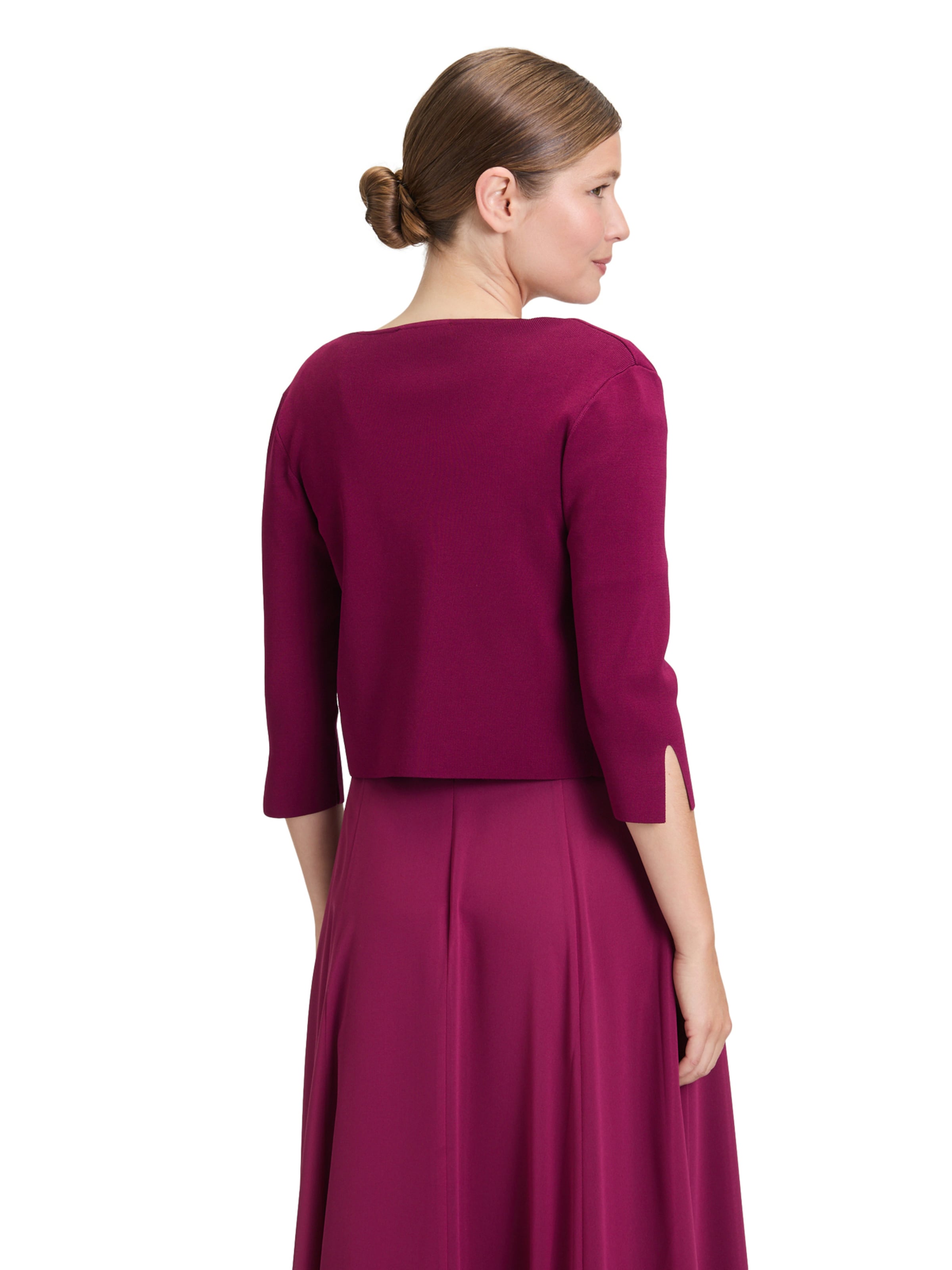 Vera Mont Strickbolero langarm in Rot