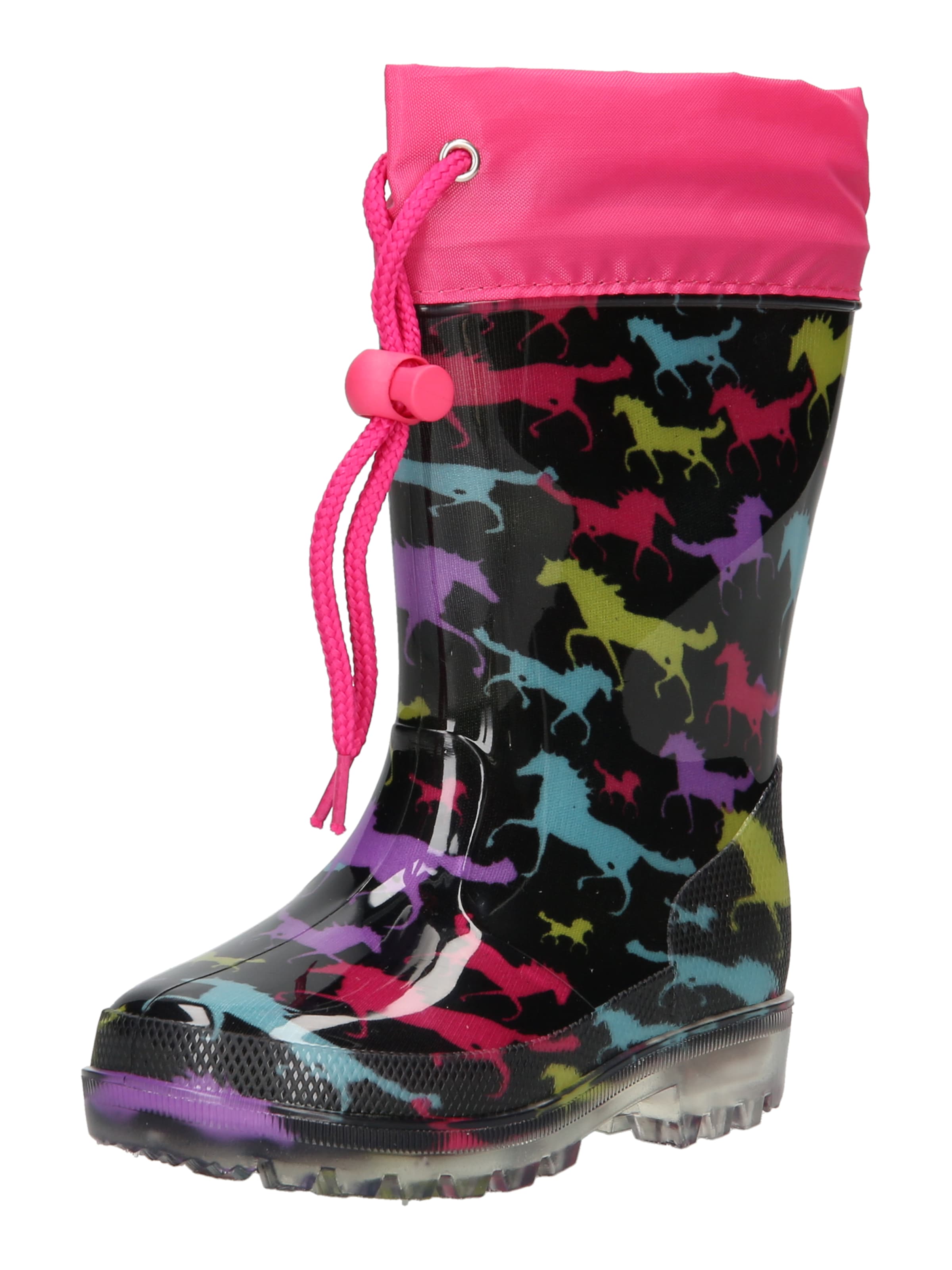 Bottes en caoutchouc BECK en noir : devant