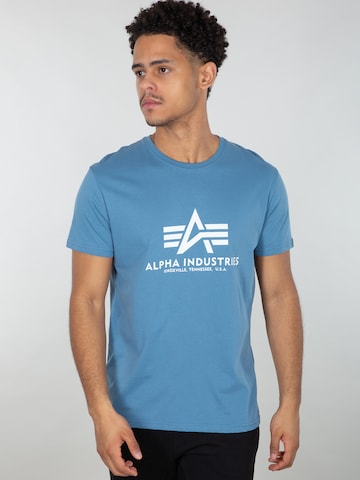 ALPHA INDUSTRIES Shirt in Blue