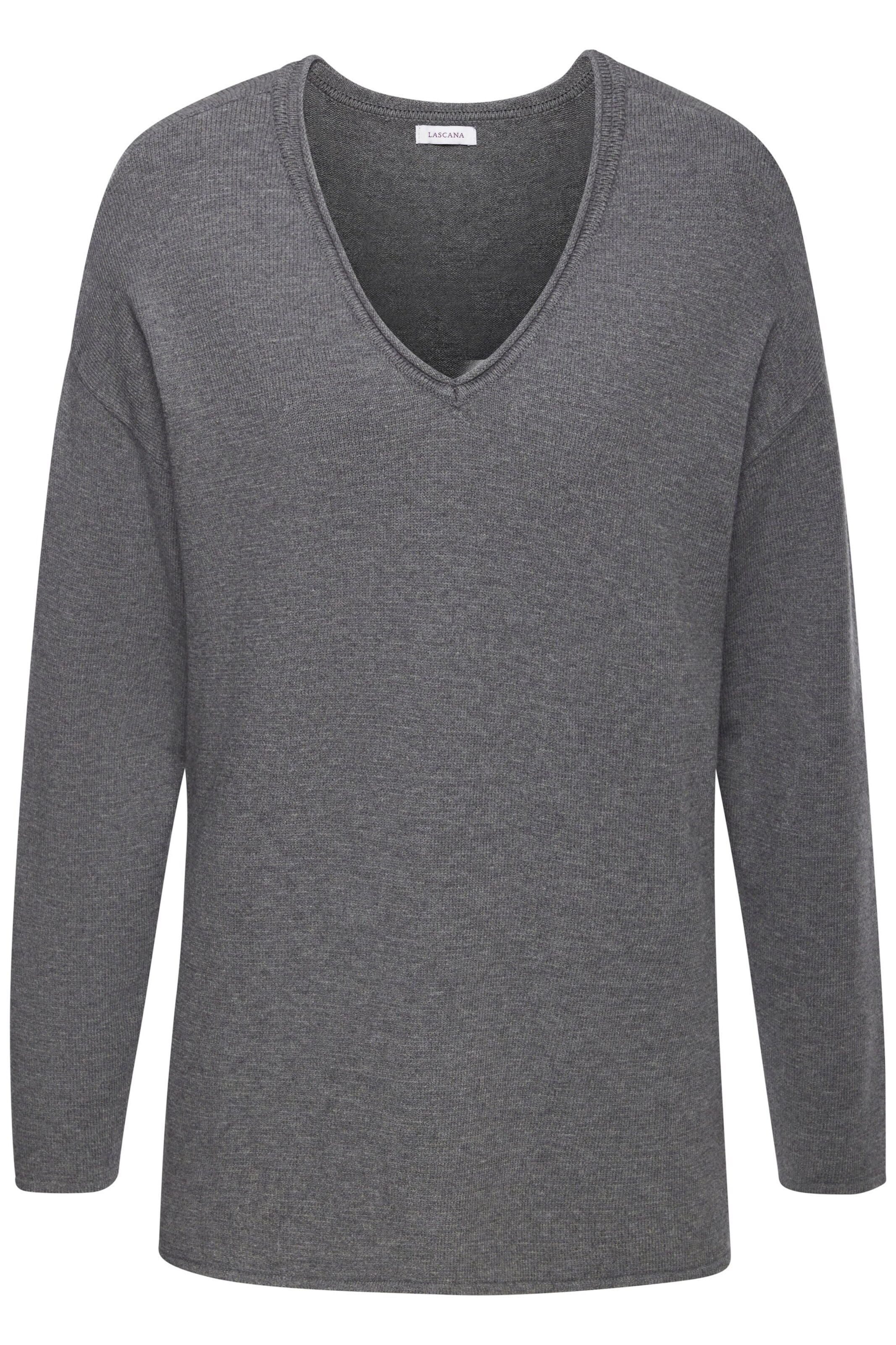 LASCANA Bluzka sportowa w kolorze szary: przód