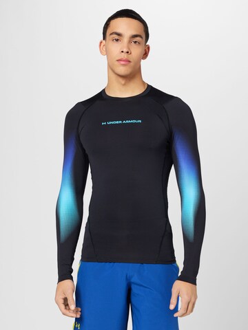 UNDER ARMOUR Performance Shirt 'Novelty' in Black: front