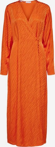 Robe SELECTED FEMME en orange : devant