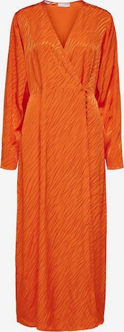 Robe SELECTED FEMME en orange : devant