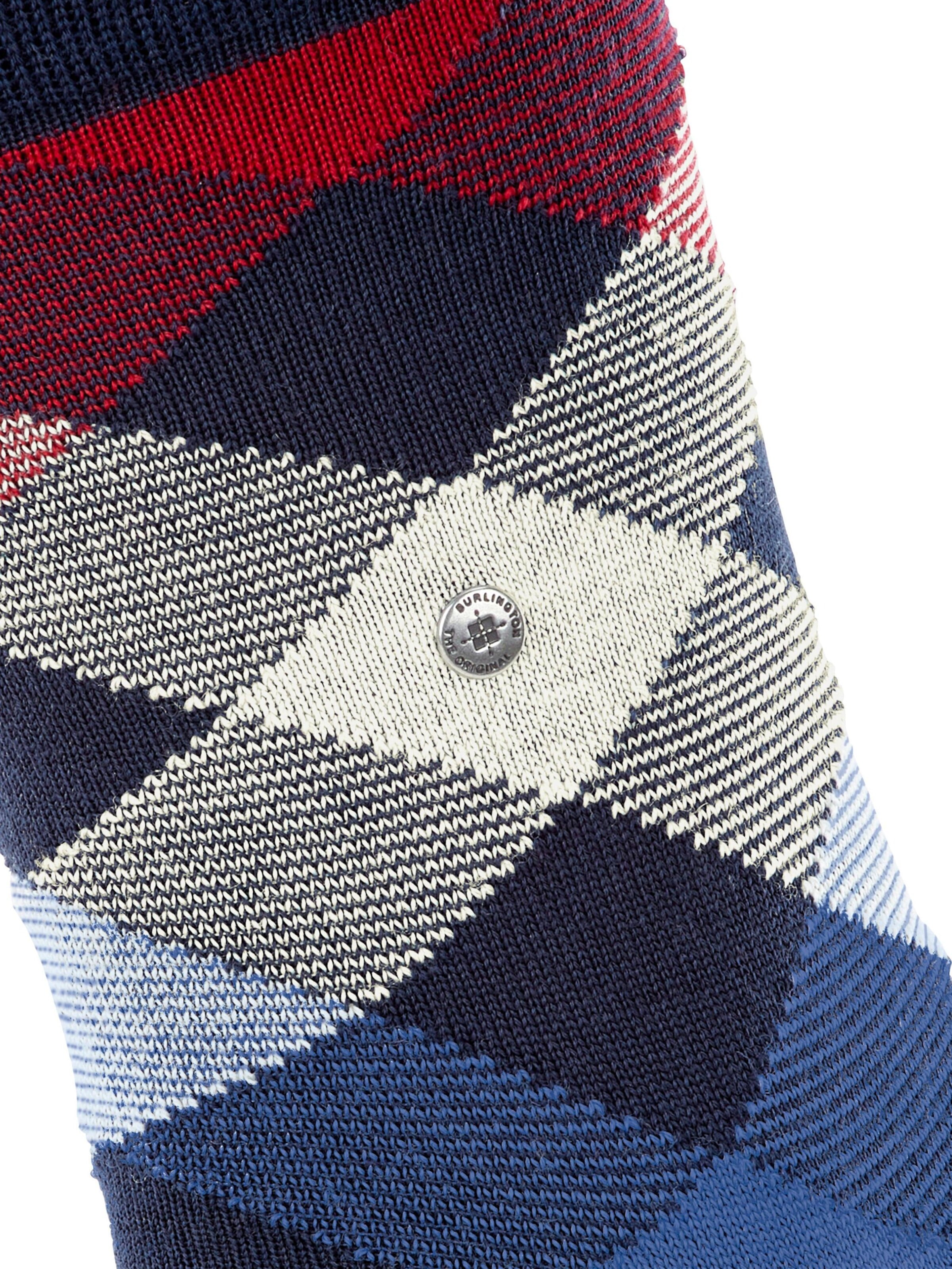 BURLINGTON Socken 'Newcastle'‌‌‌‌‌‌‌‌ in Blau: Vorderseite