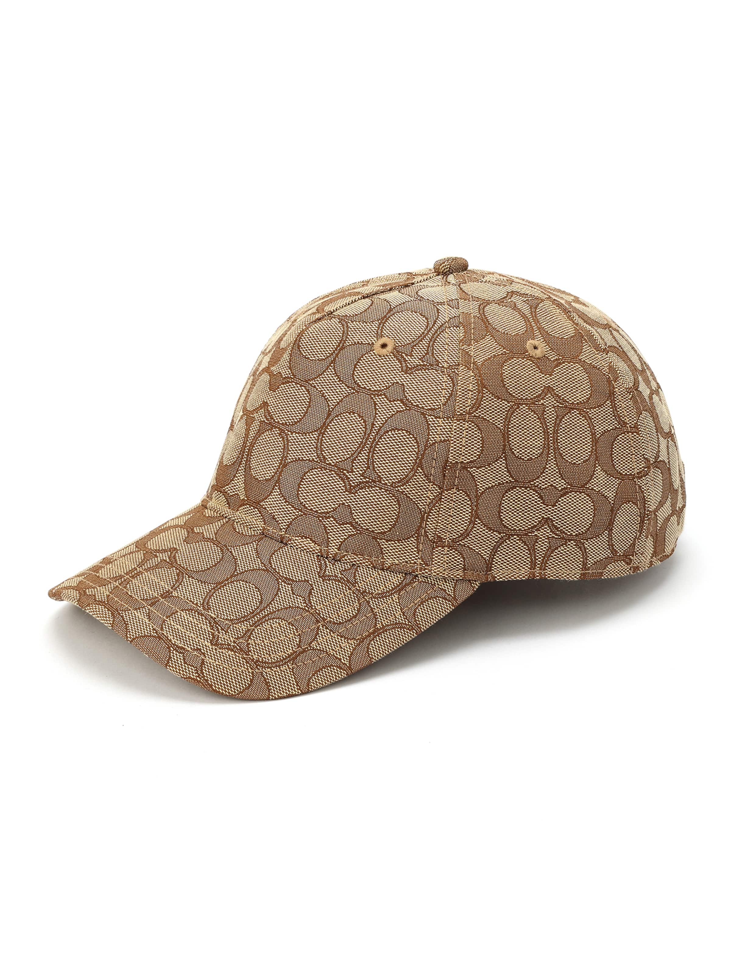 Casquette COACH en beige : devant