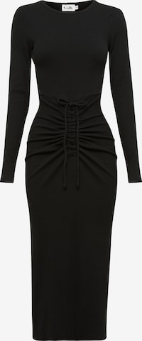 Robe 'DIONA' Calli en noir : devant