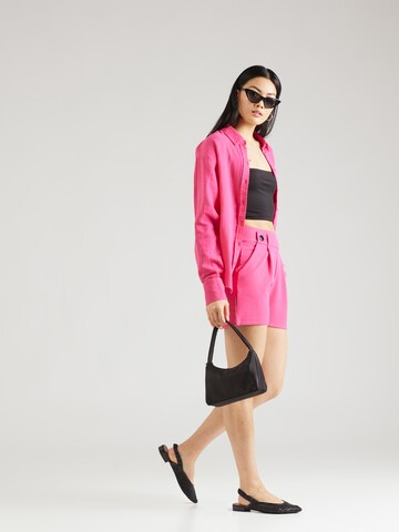 JDY Обычный Брюки со складками 'JDYGEGGO' в Ярко-розовый