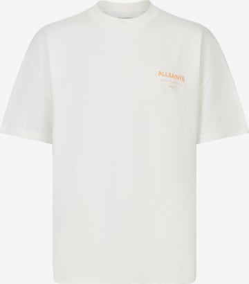 AllSaints T-Shirt 'Underground' in Weiß: predná strana