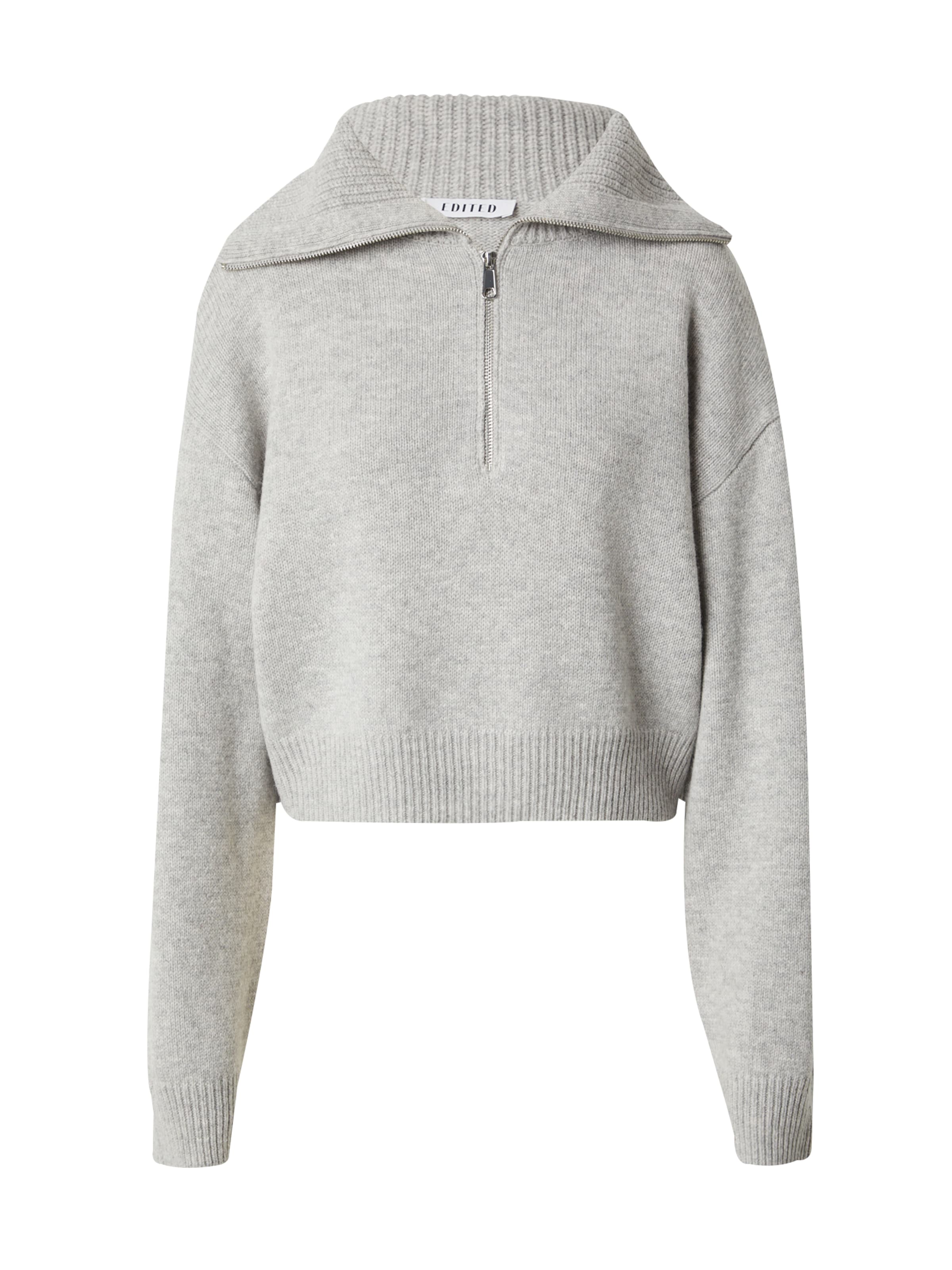EDITED Pullover 'Zadie' in Grau: Vorderseite
