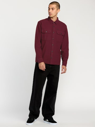 Coupe regular Chemise 'Augustone' Volcom en rouge