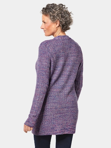 Goldner Knit Cardigan in Purple