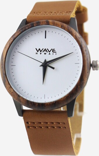 Wave Hawaii Holz-Armbanduhr ' Zebrano ' in braun, Produktansicht