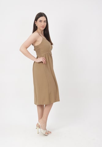 Elara Sommerkjole i brun