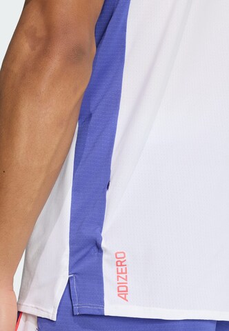 ADIDAS PERFORMANCE Functioneel shirt 'Adizero' in Wit
