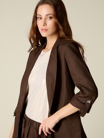 oltre - Chaqueta de entretiempo en marrón