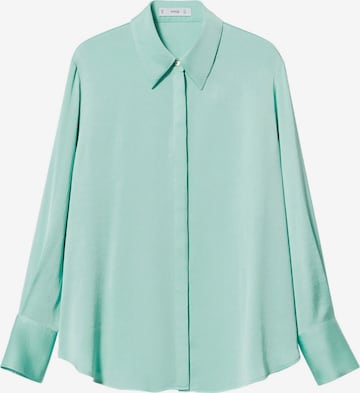 MANGO Blouse 'IDEALE' in Green: front