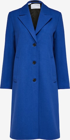 Manteau mi-saison 'Alma' SELECTED FEMME en bleu : devant